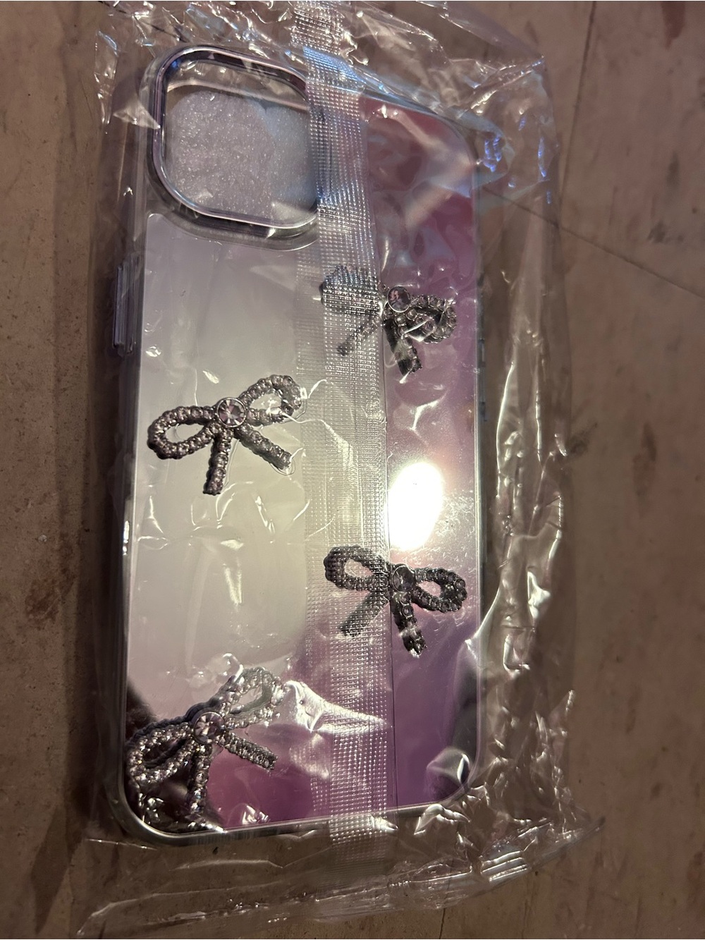 iPhone 14 Mirror Bow Case in Packaging